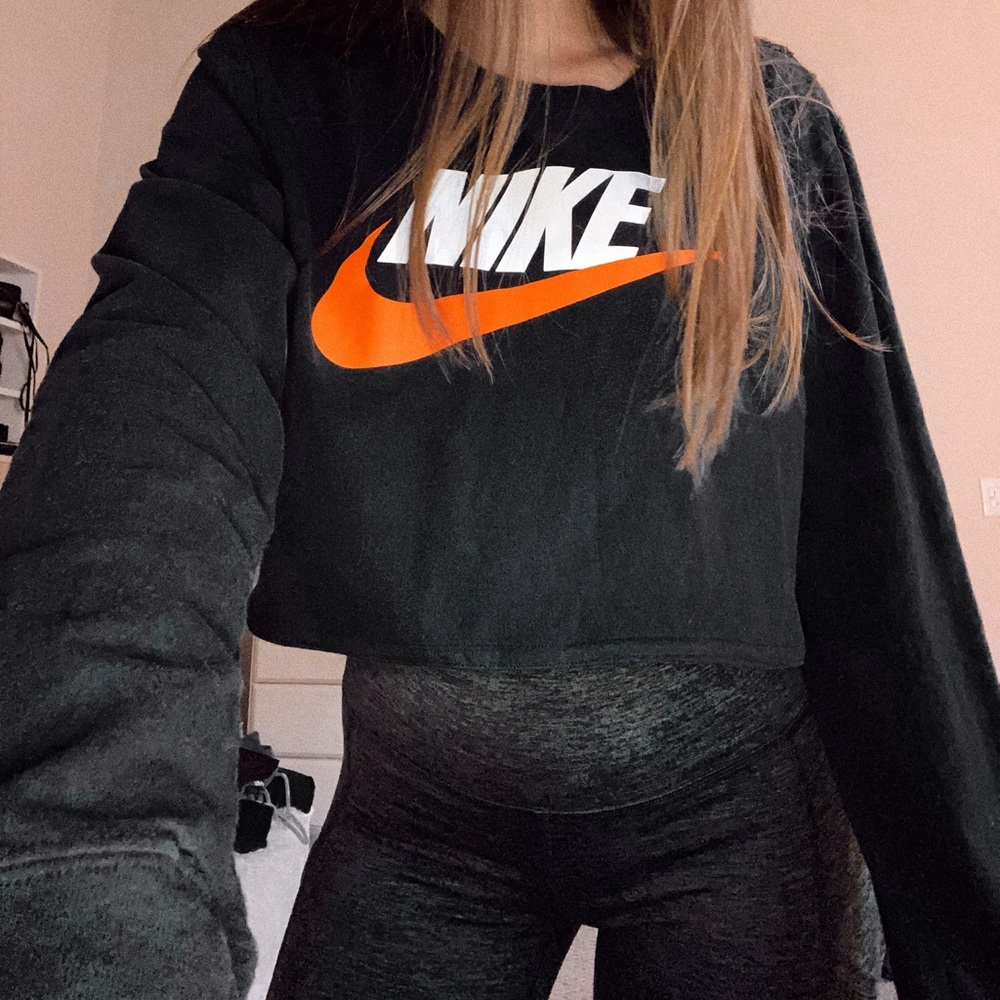 Thrifted Upcycled Nike Crop Top